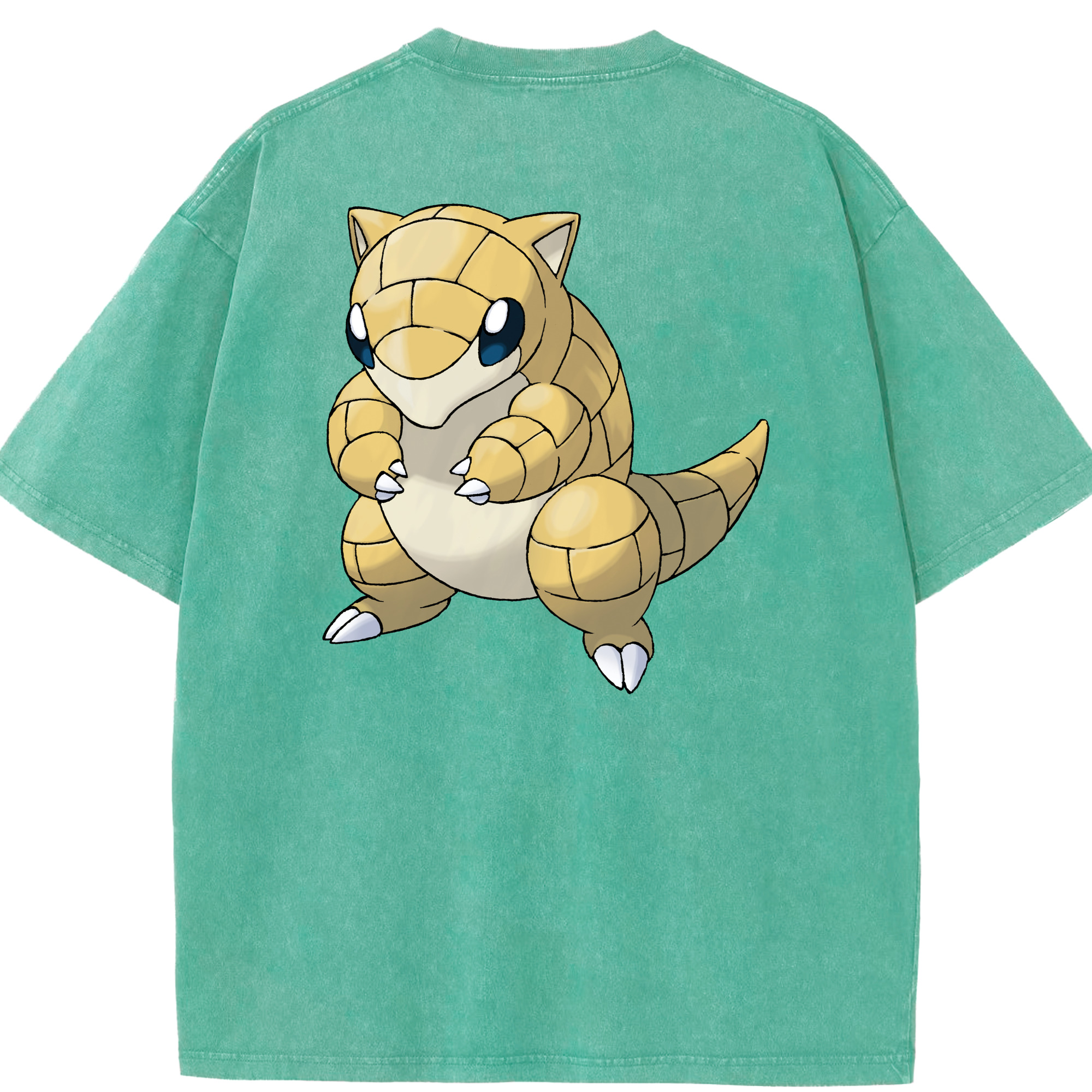 （画像用） ポケットモンスター Pokémon 綿100% ヴィンテージ風 半袖Tシャツ（背面プリント）